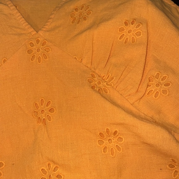 Vero Moda eyelet mini dress with cross back - Picture 12 of 12